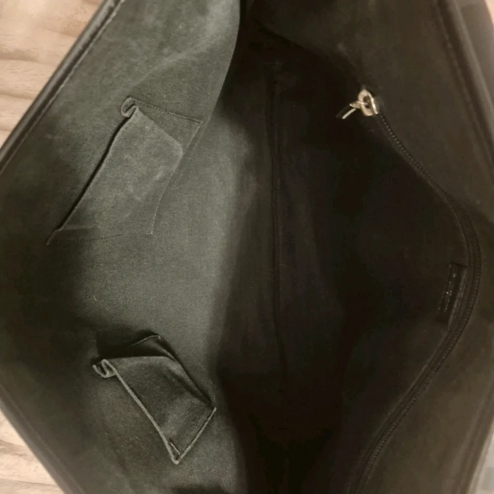 Authentic Burberry Smoked Check Messenger Bag - Charcoal/Black
